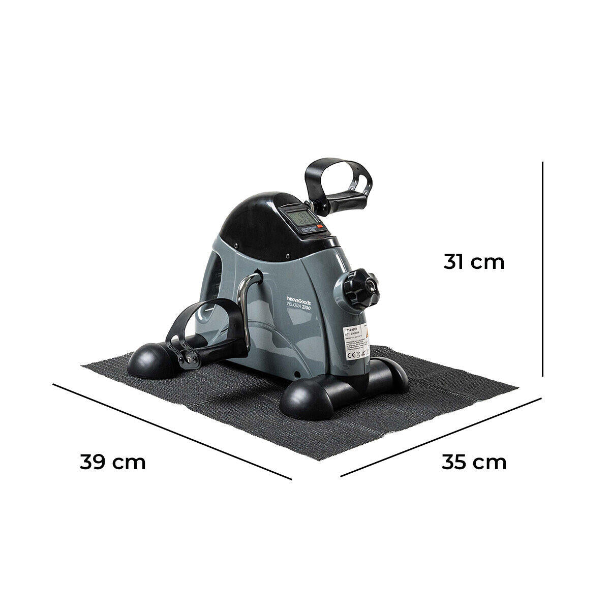 Pedaleador Estático para Piernas y Brazos