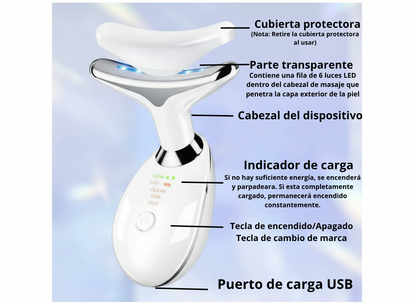 PACK FACIAL: Masajeador Led + Crema Hidratante