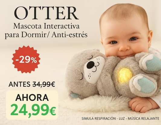 OTTER Mascota Interactiva para Dormir/ Anti-estrés